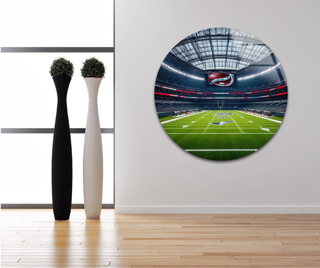 NFL Stadium Glass Wall Art glass wall decor, glass wall art decor
