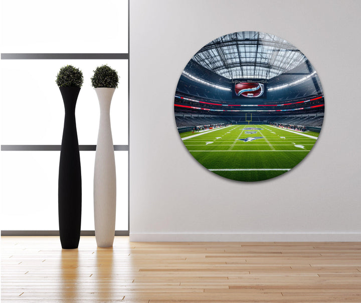 NFL Stadium Glass Wall Art glass wall decor, glass wall art decor
