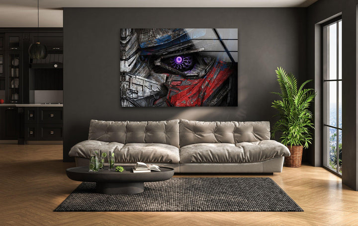 Optimus Prime Glass Print Wall Art Ideas