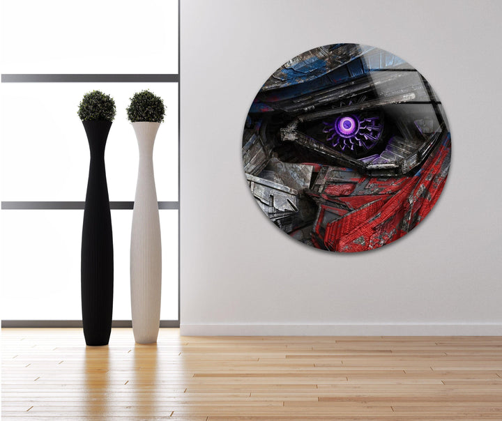 Optimus Prime Tempered Glass Wall Art - MyPhotoStation