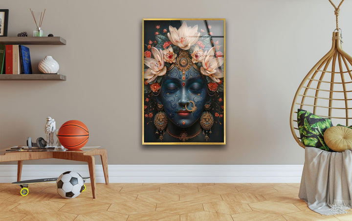 Painting of Goddess Durga Glass Art Painting Collections