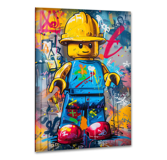 Graffiti Builder Glass Wall Art glass wall decor, glass wall art decor
