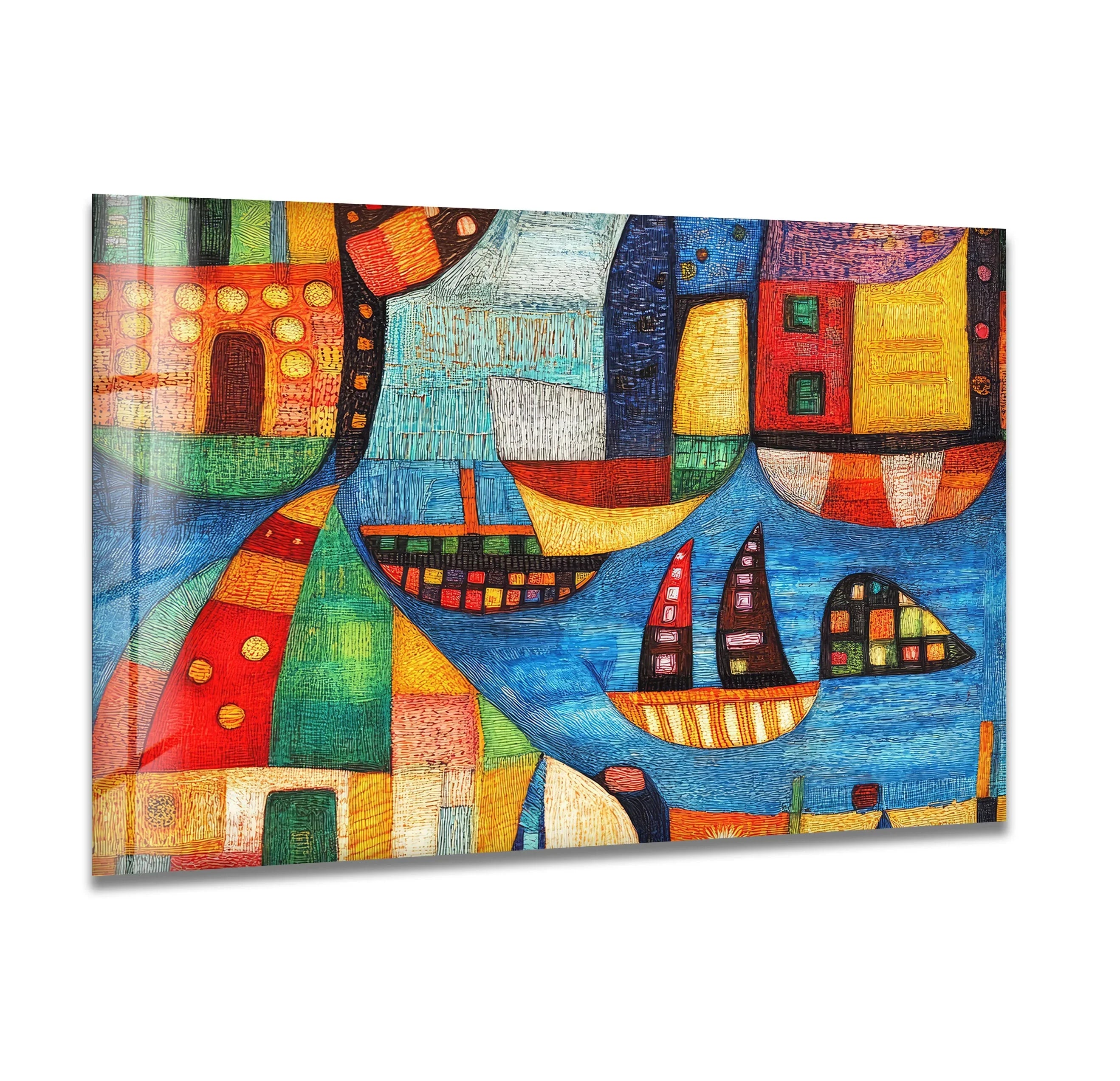 Paul Klee City Art Wall Art – Abstract Colorful Decor – MyPhotoStation