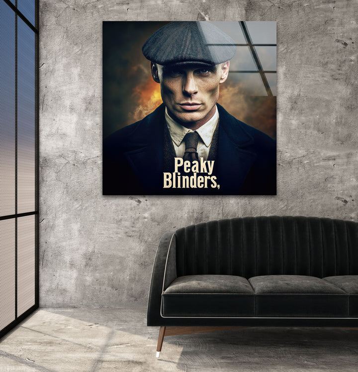 Peaky Blinders Thomas Shelby Glass Wall Art art glass wall art, glass wall art pictures
