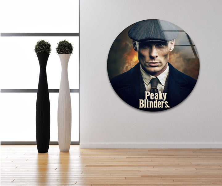Peaky Blinders Thomas Shelby Glass Wall Art custom glass photo prints, large glass prints
