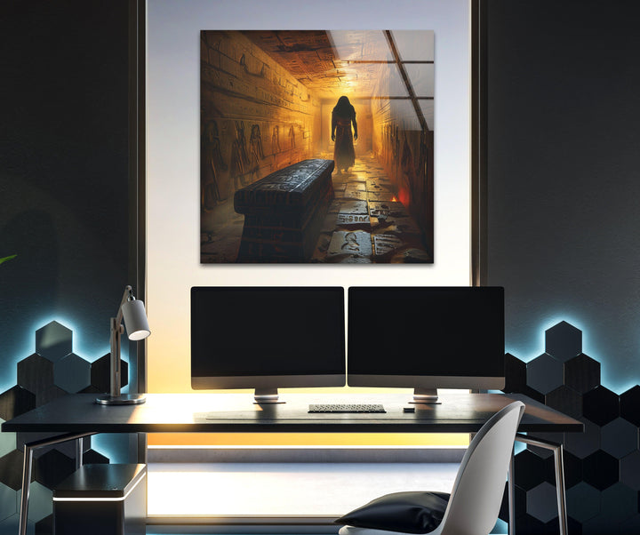 Pharaoh Tomb Tempered Glass Wall Art - MyPhotoStation