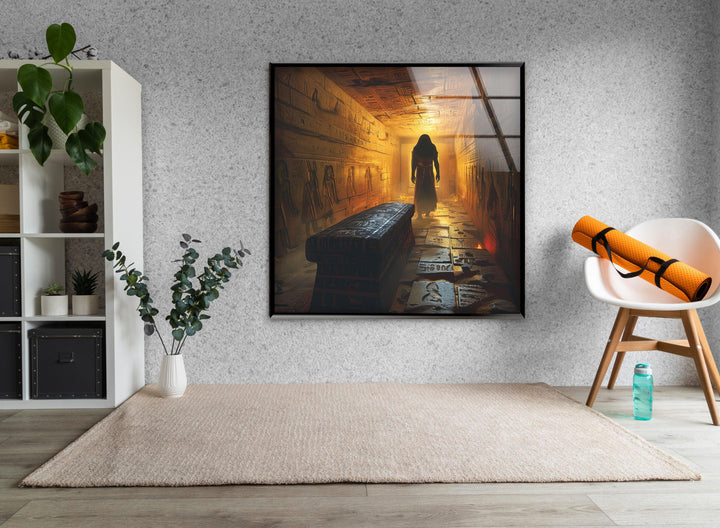Pharaoh Tomb Tempered Glass Wall Art - MyPhotoStation