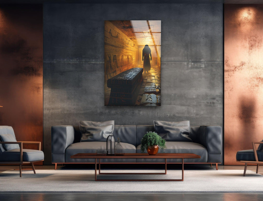 Pharaoh Tomb Tempered Glass Wall Art - MyPhotoStation