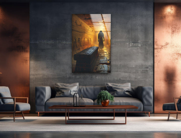 Pharaoh Tomb Tempered Glass Wall Art - MyPhotoStation