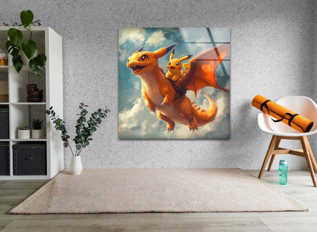 Lively cartoon art showcasing a delightful animated scene filled with motion and creative flair

