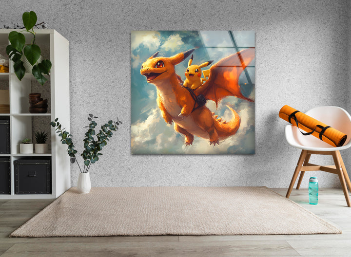 Lively cartoon art showcasing a delightful animated scene filled with motion and creative flair

