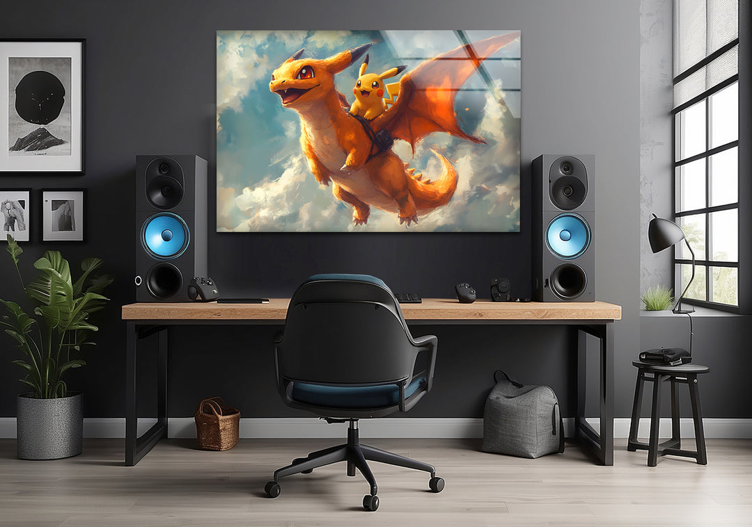 Creative animation art presenting a vibrant cartoon setting filled with unique characters and dynamic energy

