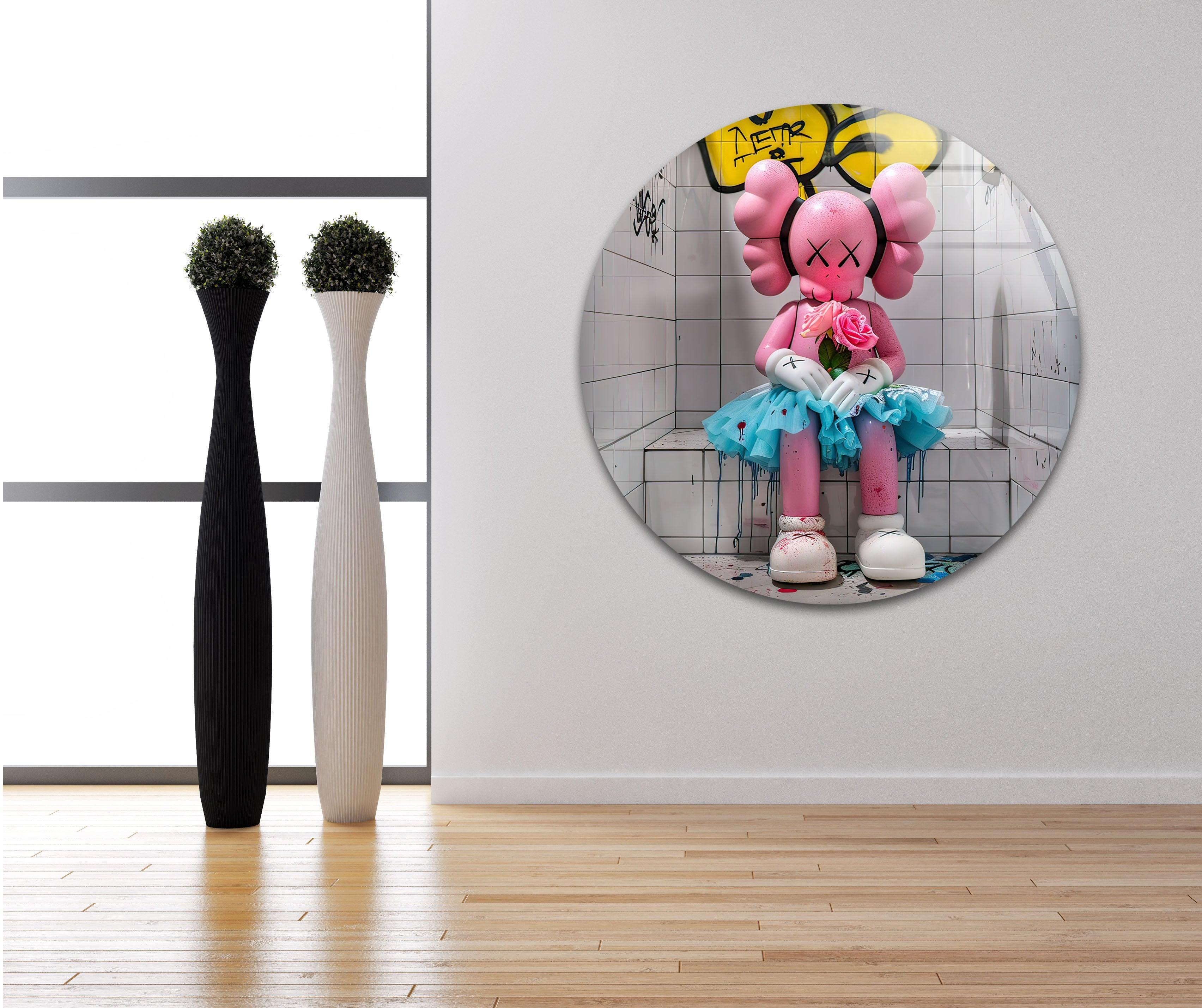 額装品/KAWS BFF PINK NGV カウズ/インテリア/アート 額装品/KAWS BFF PINK NGV カウズ/インテリア/アート