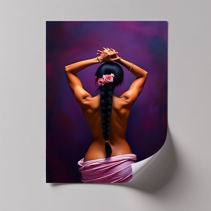sensual erotic canvas print modern framed wall artwork
