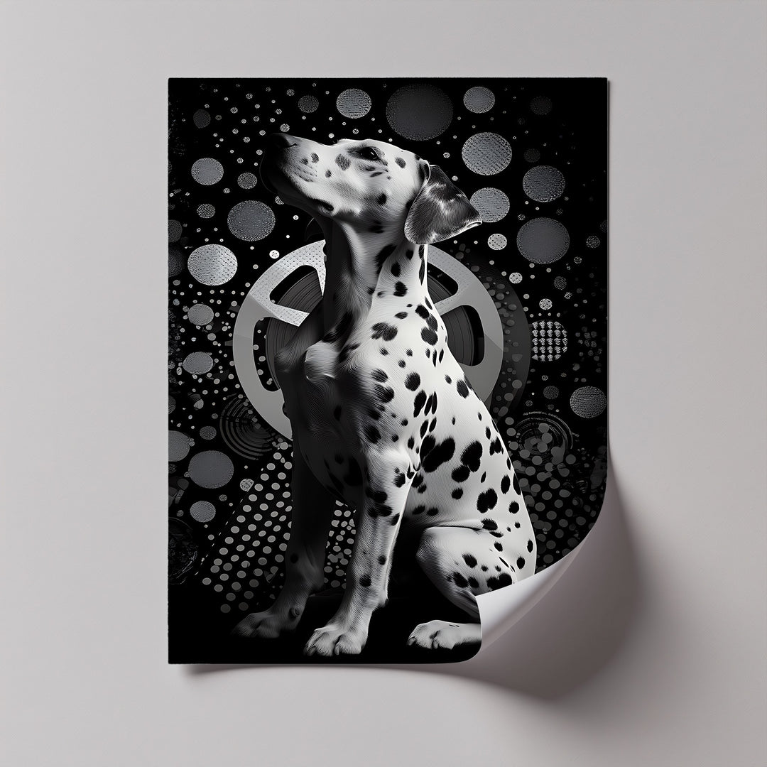 Retro Dalmatian – Puppies Canvas Print