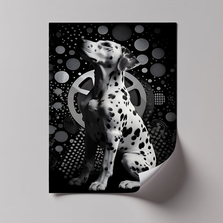 Retro Dalmatian – Puppies Canvas Print