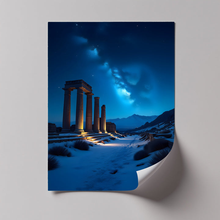 Eternal Starlight – Ancient Ruins Canvas Print