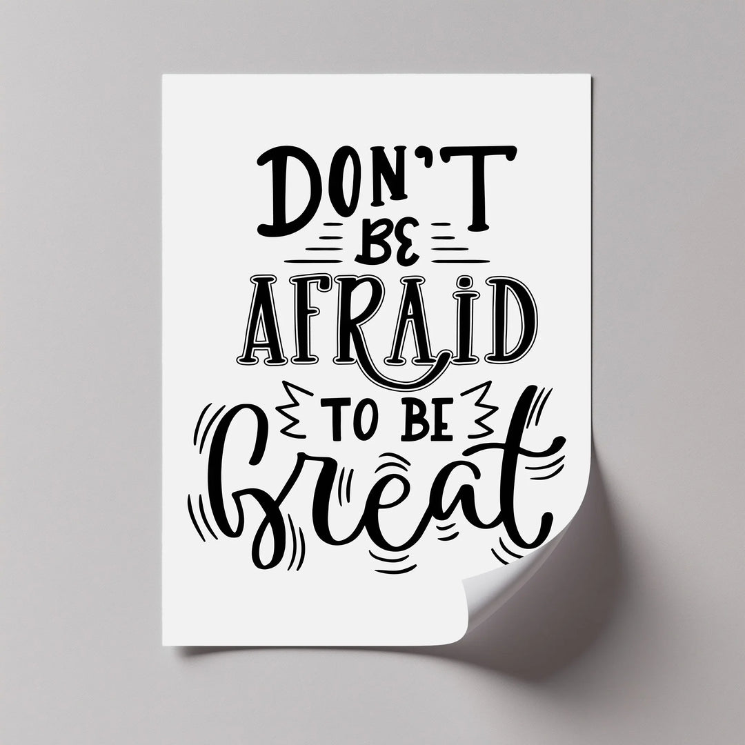 Black and White Inspirational Quote Canvas Print

