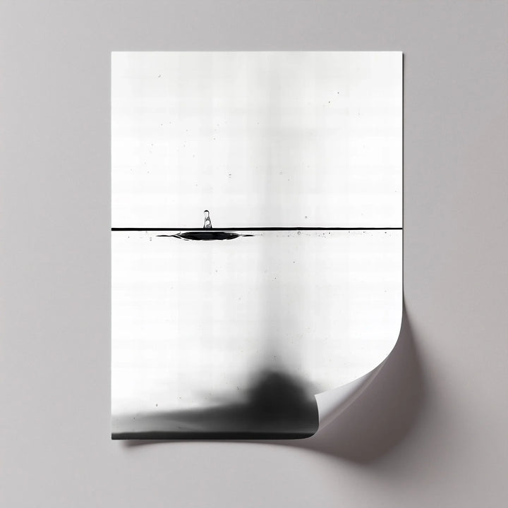 A single droplet makes waves in this zen-inspired photo canvas, blending art and tranquility.

