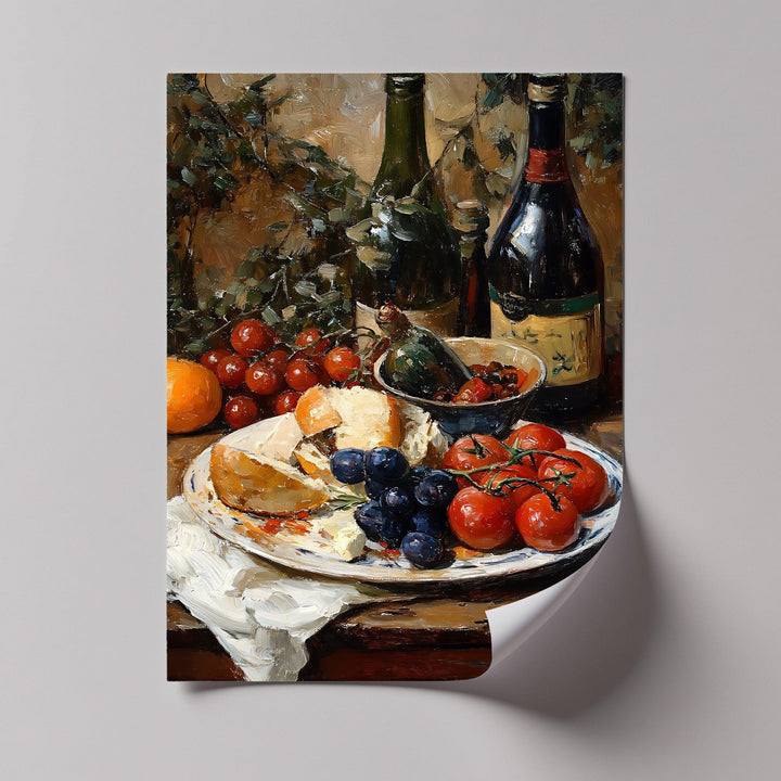 Vineyard Table – Rustic Wine & Harvest Kitchen Canvas Print - MyPhotoStation