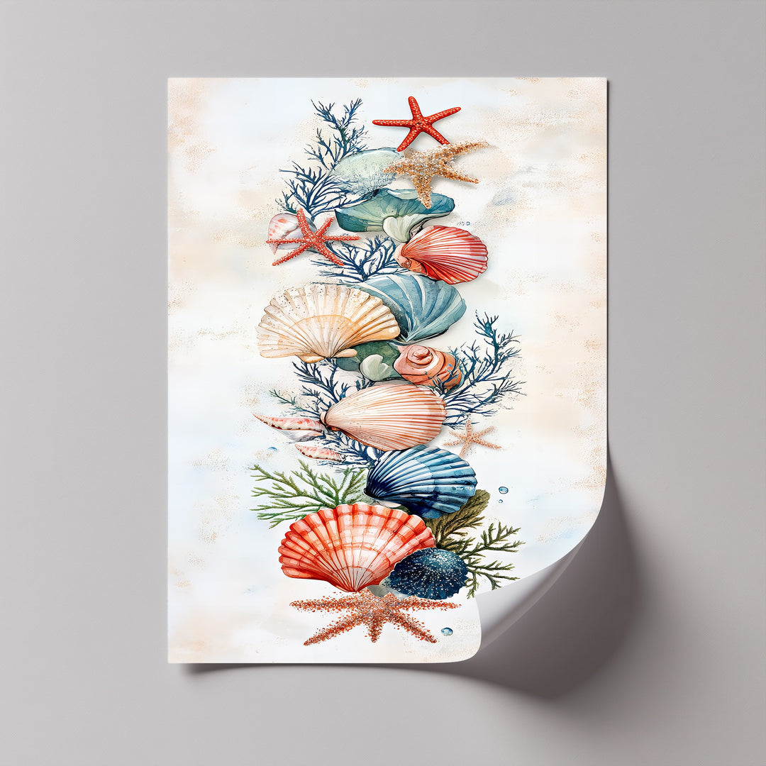A marine-inspired masterpiece, perfect for your coastal canvas wall art collection.

