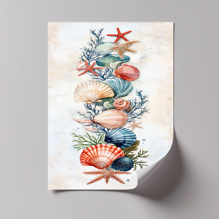 A marine-inspired masterpiece, perfect for your coastal canvas wall art collection.

