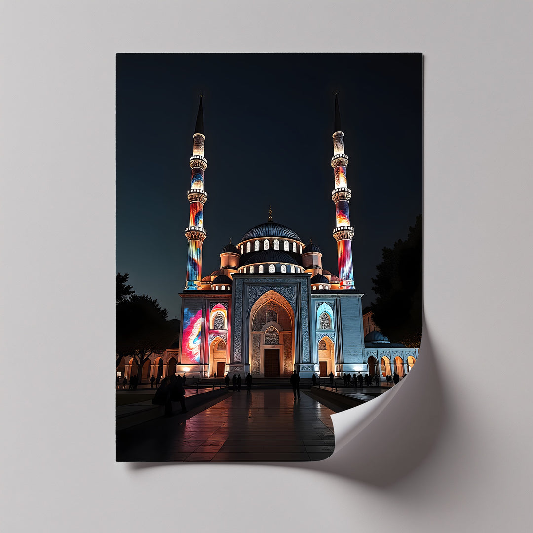 Radiant Minarets – Islamic Architecture Canvas Print