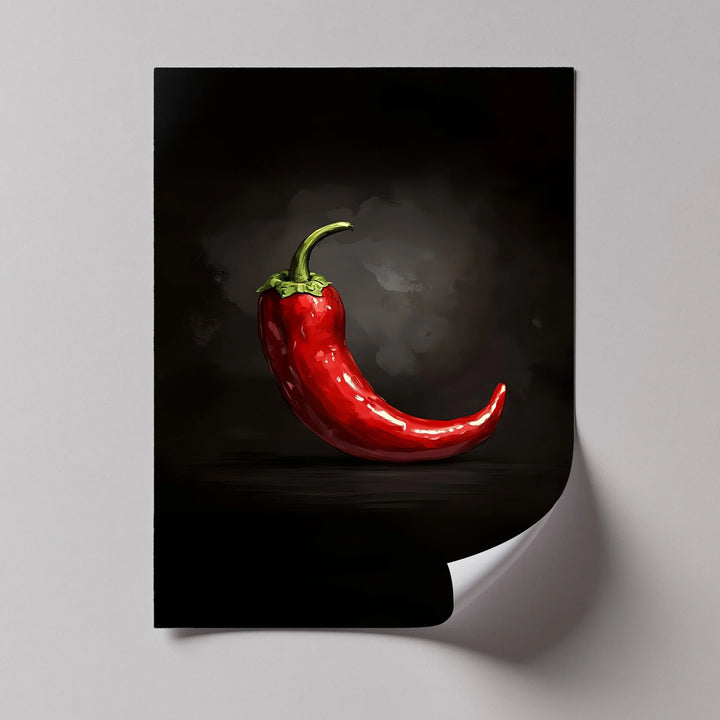 Crimson Heat – Red Chili Pepper Kitchen Canvas Print - MyPhotoStation