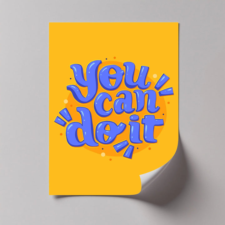 You Can Do It - Inspiraltional Canvas Print