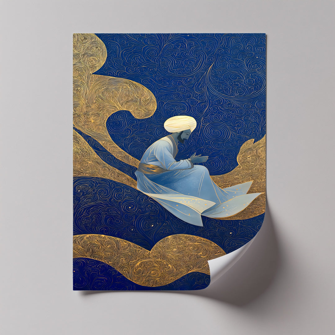 Celestial Reverence – Persian Canvas Print