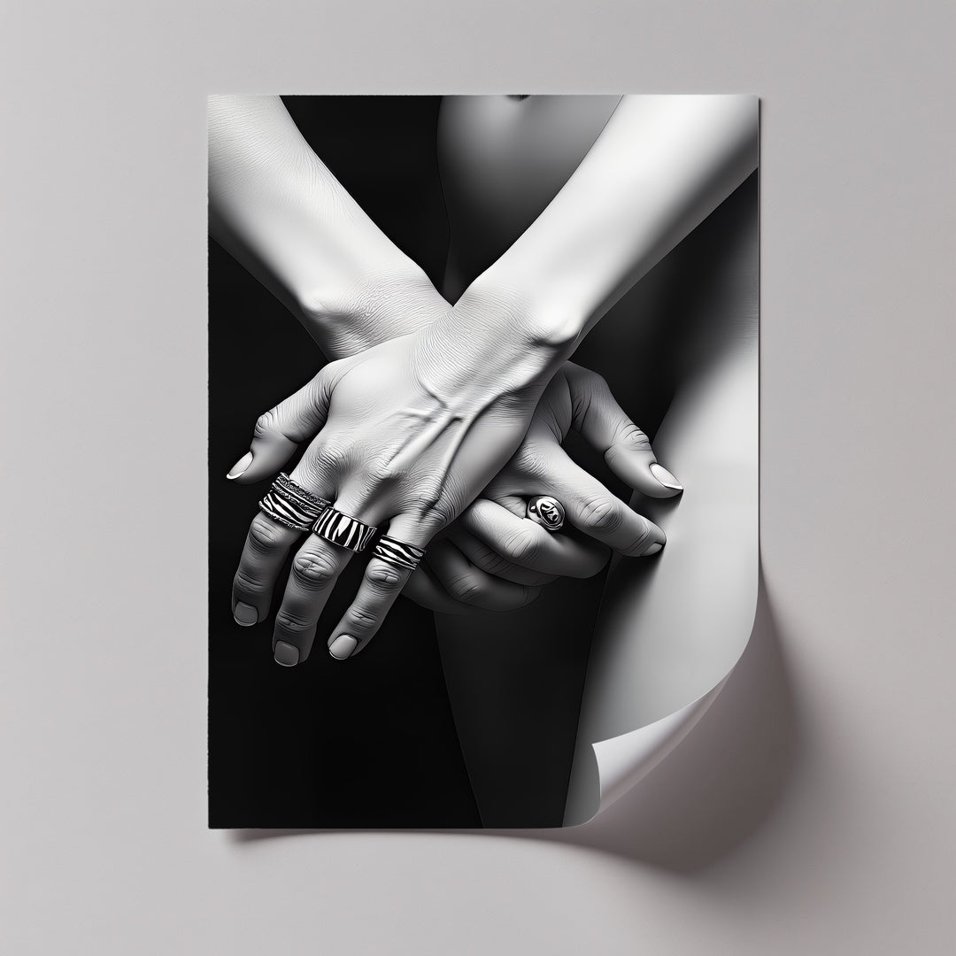 Silent Touch – Erotic Canvas Print