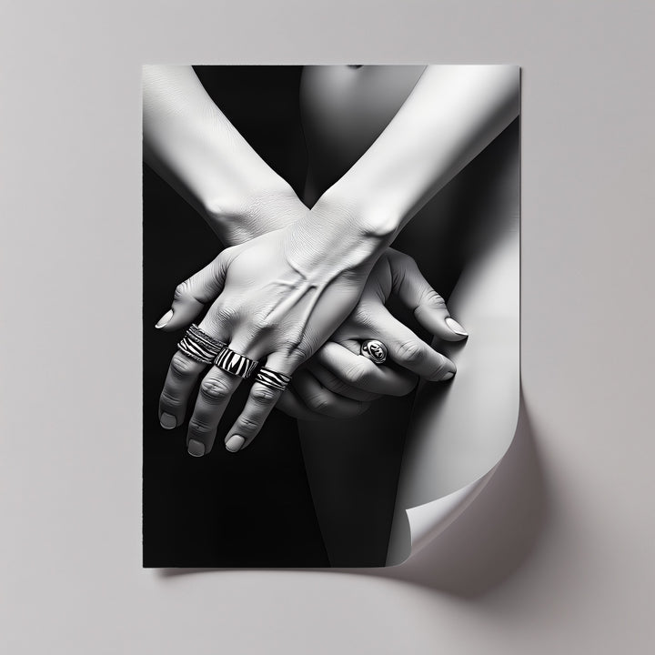 Silent Touch – Erotic Canvas Print