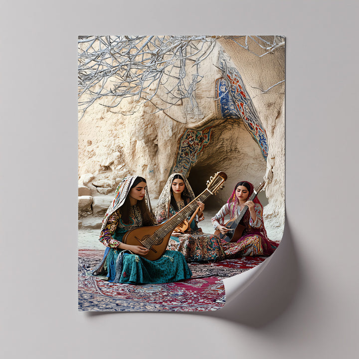Melody of the Desert – Persian Canvas Print