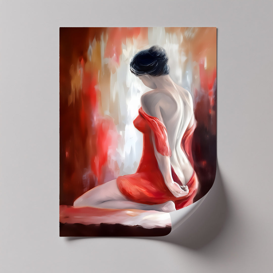 Velvet Reverie – Erotic Canvas Print