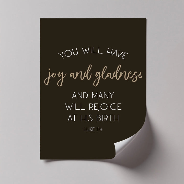 Christian birth celebration scripture canvas

