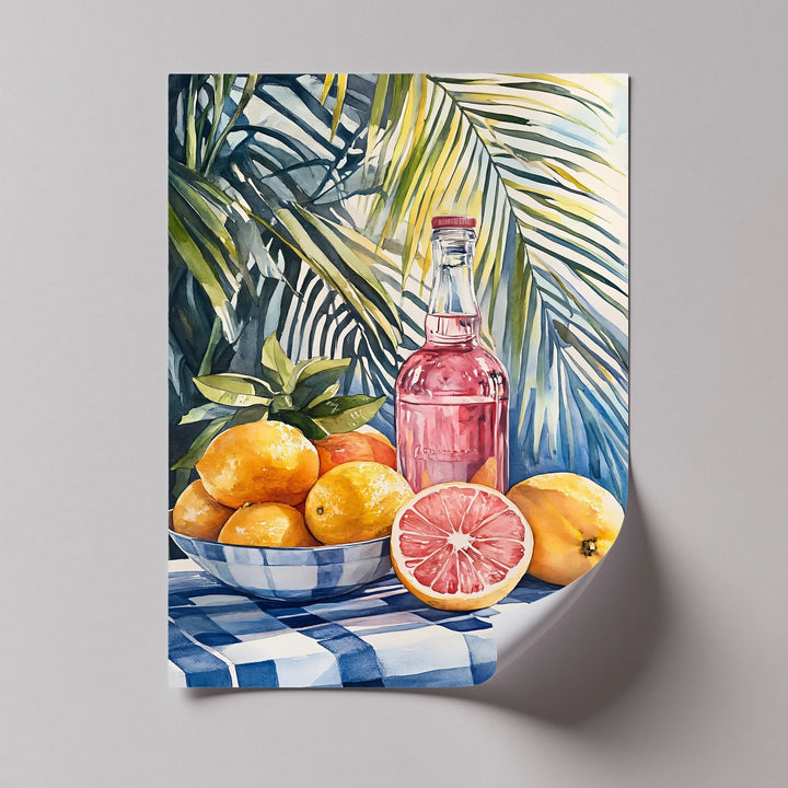 Citrus & Sunshine – Tropical Fruit and Juice Canvas Print - MyPhotoStation