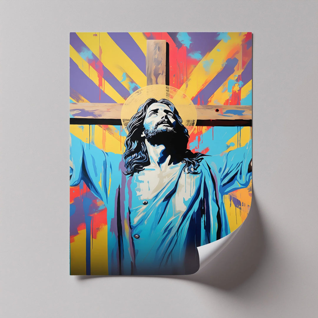 Radiant Savior – Modern Jesus Canvas Prints - MyPhotoStation