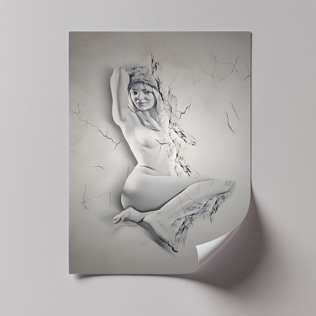 elegant erotic wall art high quality canvas print for contemporary interiors
