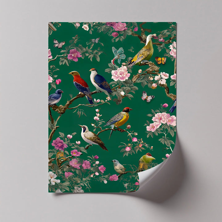 Songbirds and Blossoms – Chino Canvas Print