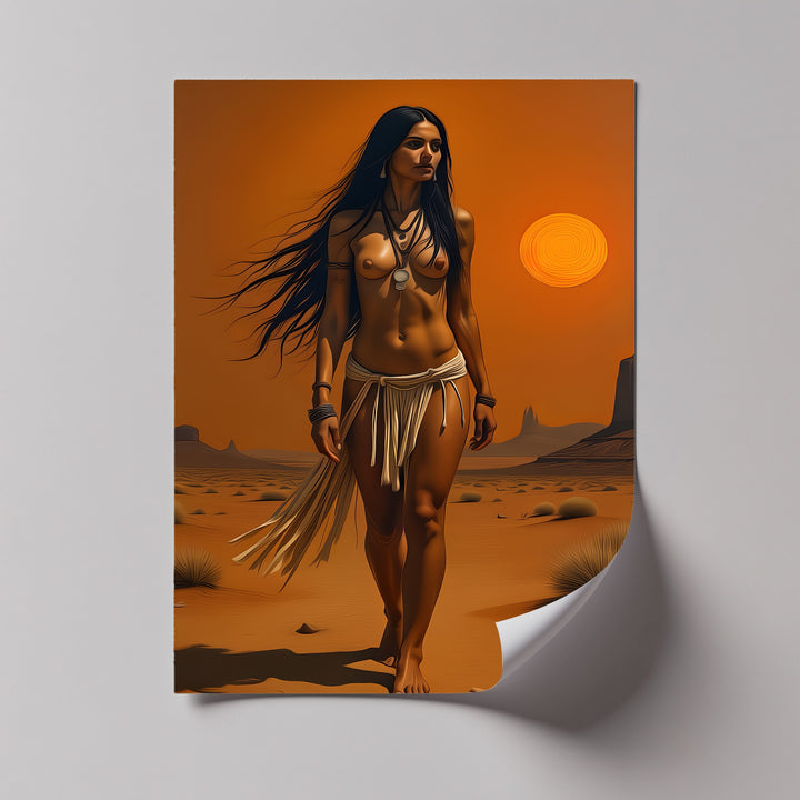 Desert Spirit – Sexy Canvas Wall Art | Framed Artwork