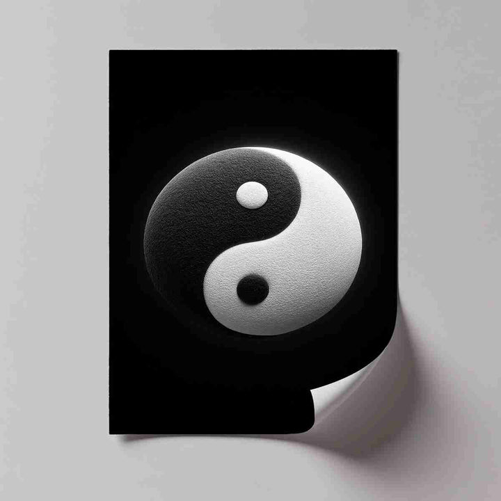 Balance Within – Yin Yang Symbol Inspirational Canvas Print