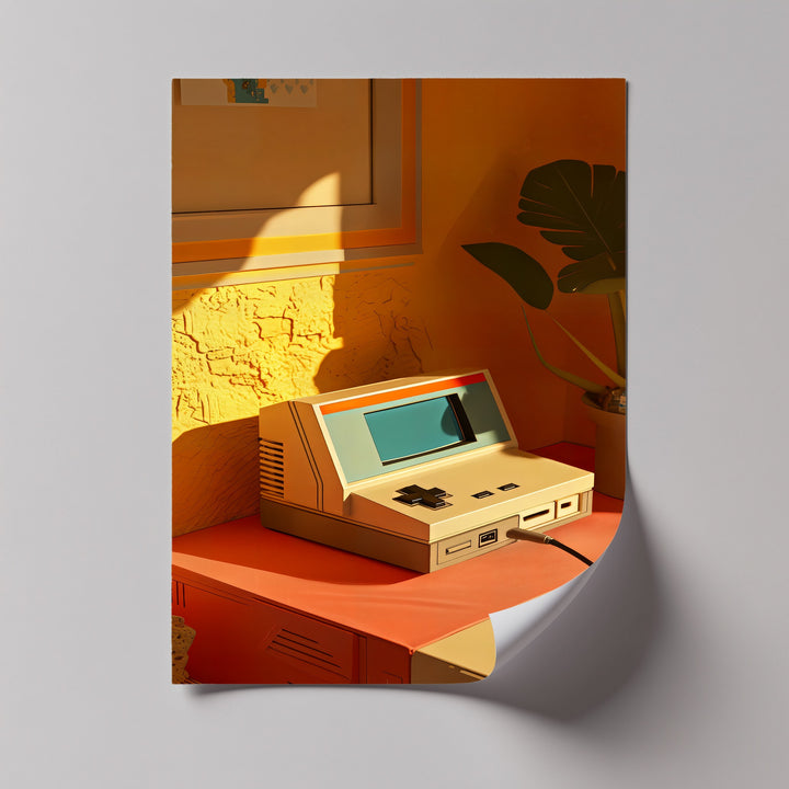 Pixel Nostalgia – Retro Gaming Console Canvas Print
