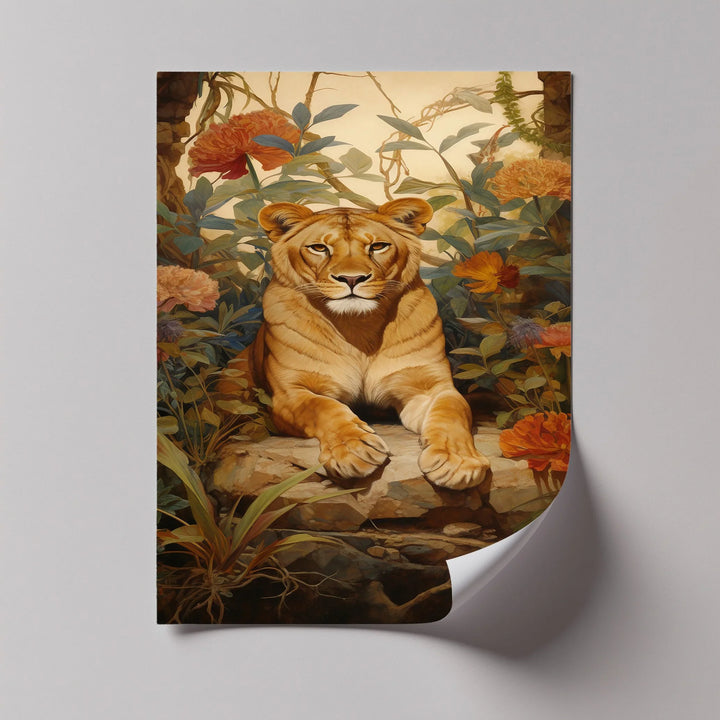 Queen of the Jungle Repose – Animal Canvas Print - MyPhotoStation