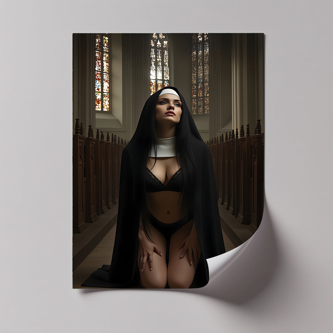 Sacred Temptation – Erotic Canvas Print