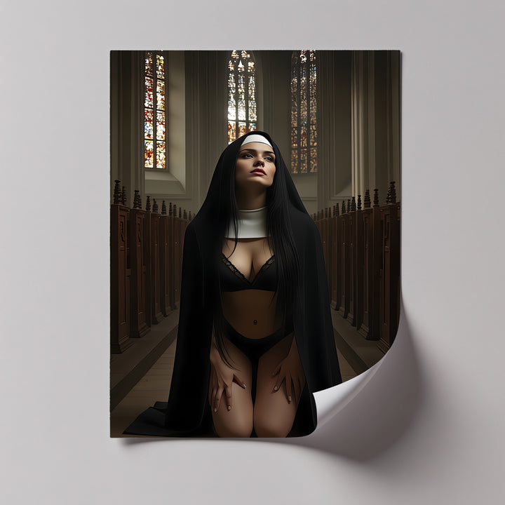 Sacred Temptation – Erotic Canvas Print