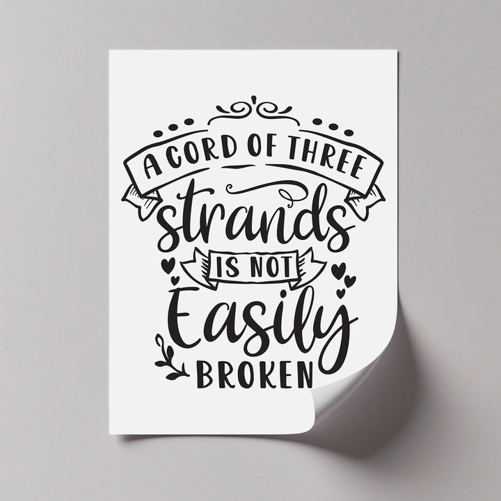 Black and white trust God wall canvas

