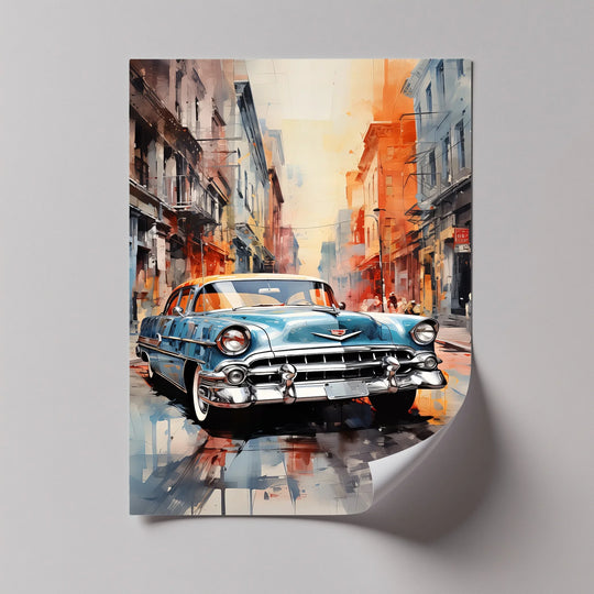 Classic Cadillac in Havana – Vintage Car Canvas Print - MyPhotoStation
