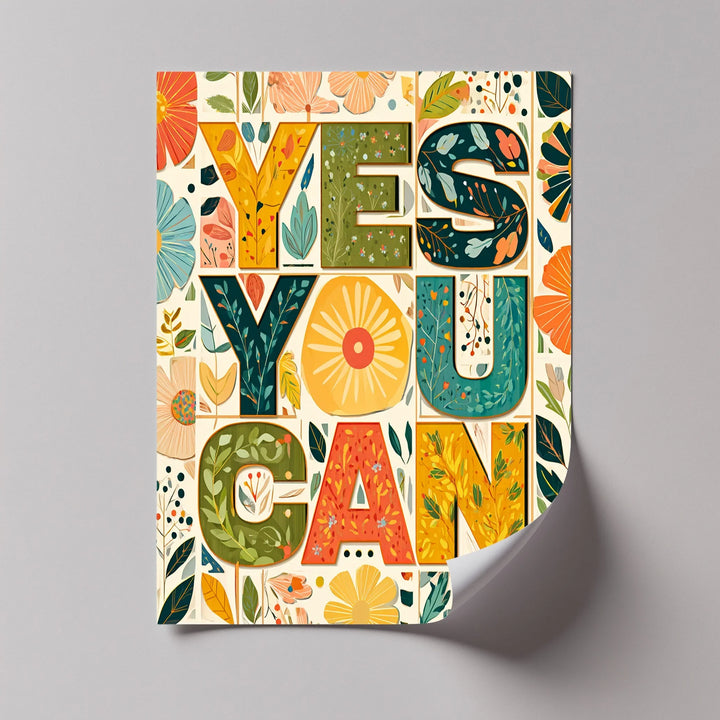 Colorful inspirational wall art for daily encouragement

