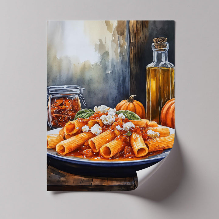 Pasta al Pomodoro – Rustic Italian Kitchen Canvas Print - MyPhotoStation