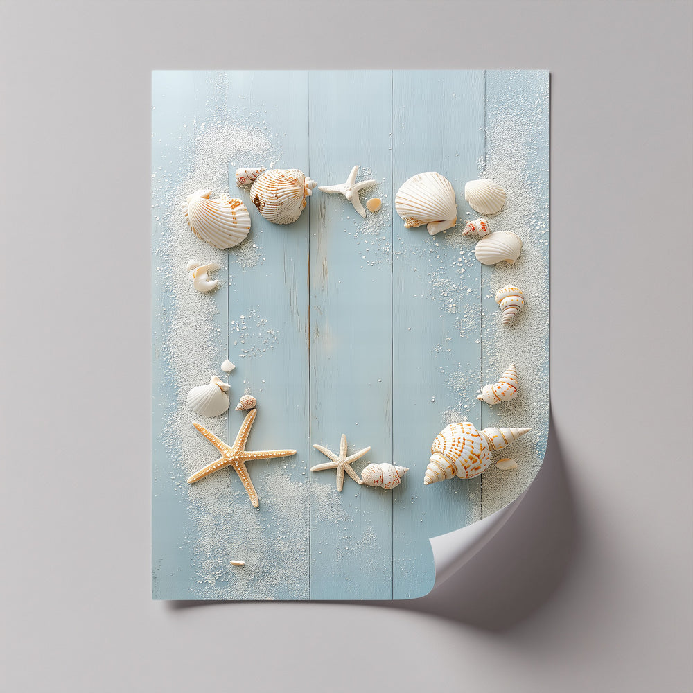 Add coastal calm to your space with this minimalist canvas wall art design.

